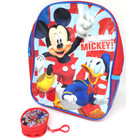 Disney Mickey Mouse Geschenkset Rucksack + Geldbörse...