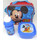 Disney Mickey Mouse Geschenkset Isoliertasche + Trinkflasche + Pausenbrotdose - Offiziell Lizensiert - Lunch Bag + Sports Bottle + Sandwich Box - Gift Bundle
