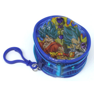 Dragon Ball Z Geldbörse Portemonnaie - Offiziell Lizensiert - 8 cm - Rund - Zip-Verschluss - Schlüsselanhänger - Coin Purse