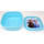 Disney Frozen Pausenbrotdose  - Offiziell Lizensiert - 13.5 x 13.5 x 6 cm - PVC-frei - PP Kunststoff - Sandwich Box