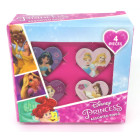 Disney Princess Geschenkset 4 Ringe + 4 Haarreifen + 4 Haarklips - Offiziell Lizensiert - 4 Rings + 4 Head Bands + 4 Hair Clips - Gift Bundle