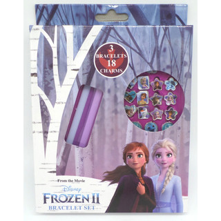 Disney Frozen Set - 3 Armbänder + 18 Anhänger - Offiziell Lizensiert - 3 Bracelets + 18 Charms