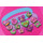 Disney Minnie Mouse Set - 3 Armbänder + 18 Anhänger - Offiziell Lizensiert - 3 Bracelets + 18 Charms