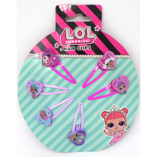 L.O.L. Surprise Set - 6 Haarklips - Offiziell Lizensiert - 6 Hair Clips