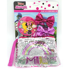 Disney Minnie Mouse Set Spiegel + Pailletten...