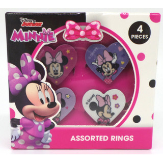 Disney Minnie Mouse - 4 Ringe - Offiziell Lizensiert - 4 Ring Box Set