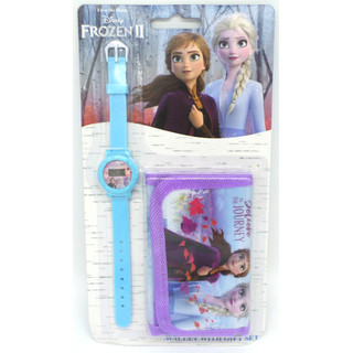 Disney Frozen Geschenkset Uhr + Geldbörse  - Offiziell Lizensiert -Watch & Wallet