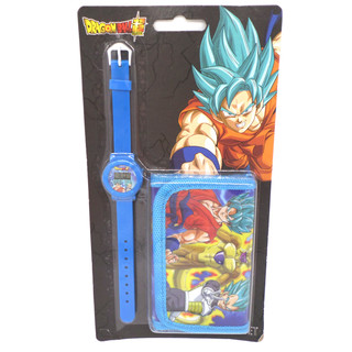Dragon Ball Z Geschenkset Uhr + Geldbörse  - Offiziell Lizensiert -Watch & Wallet
