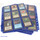 10 Docsmagic.de 18-Pocket Pages Dark Blue - Sideloading - 11 Holes - MTG PKM YGO - Ordnerseiten Dunkelblau