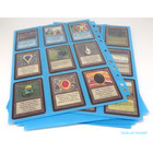 10 Docsmagic.de 18-Pocket Pages Light Blue - Sideloading - 11 Holes - MTG PKM YGO - Ordnerseiten Hellblau