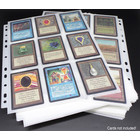 50 Docsmagic.de 18-Pocket Pages White - Sideloading - 11 Holes - MTG PKM YGO - Ordnerseiten Weiss