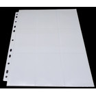 50 Docsmagic.de 18-Pocket Pages White - Sideloading - 11 Holes - MTG PKM YGO - Ordnerseiten Weiss
