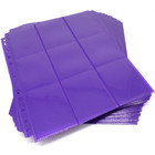 50 Docsmagic.de 18-Pocket Pages Purple - Sideloading - 11 Holes - MTG PKM YGO - Ordnerseiten Lila