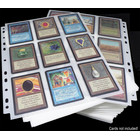 100 Docsmagic.de 18-Pocket Pages White - Sideloading - 11 Holes - MTG PKM YGO - Ordnerseiten Weiss