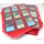 100 Docsmagic.de 18-Pocket Pages Red - Sideloading - 11 Holes - MTG PKM YGO - Ordnerseiten Rot
