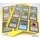 100 Docsmagic.de 18-Pocket Pages Yellow - Sideloading - 11 Holes - MTG PKM YGO - Ordnerseiten Gelb