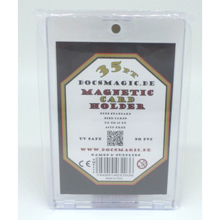 Docsmagic.de Magnetic Card Holder Clear 35 PT UV safe - Magnet Kartenhalter