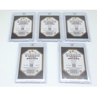 5 x Docsmagic.de Magnetic Card Holder Clear 35 PT UV safe - Magnet Kartenhalter