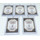 5 x Docsmagic.de Magnetic Card Holder Clear 75 PT UV safe - Magnet Kartenhalter