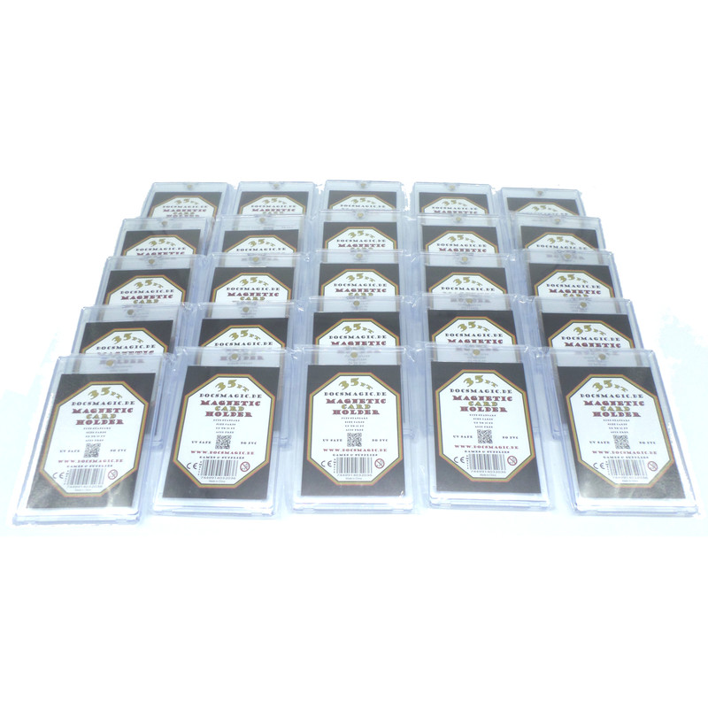 10 x Docsmagic.de Magnetic Card Holder Clear 180 PT UV safe Magnet Kartenhalte 
