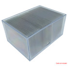 Docsmagic.de 2-Piece Card Box 250-Count Slide - Clear Acrylic Deck Storage - Kartenbox Durchsichtig