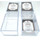 4 x Docsmagic.de 2-Piece Card Box 250-Count Slide - Clear Acrylic Deck Storage - Kartenbox Durchsichtig