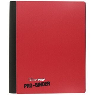 Ultra Pro Flip Pro-Binder 4-Pocket - Red White - Rot Weiss - Sammelalbum A5