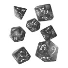 Classic RPG Smoky & white Dice Set (7)