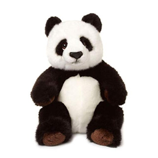 WWF Plüsch Kollektion WWF00542 - Plüschfigur Panda Sitzend 22 cm, Plüschtiere