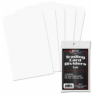 BCW TALL TRADING CARD DIVIDERS (10 ct.)