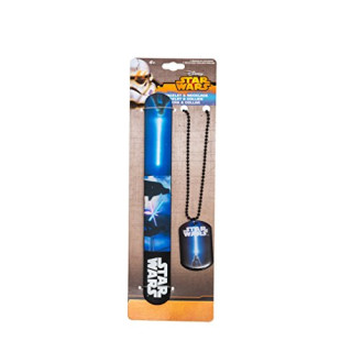 Joy Toy 90129 Star Wars Slap Bracelet and Necklace with Pendant