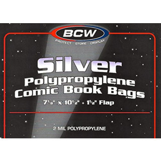 BCW Silver Comic Book Bags (100 ct.)