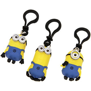 Minions 3d PVC-Schlüsselanhänger/Clip On zufällige Auswahl