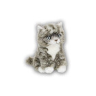 American Shorthair Katze [sitzend, grau] (15cm)