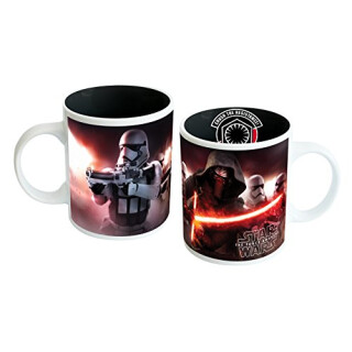 Joy Toy 99631 Star Wars Episode VII - Keramiktasse mit Kylo Ren und Strom Troopern im Geschenkpackung, 320 ml, 9 x 12 x 10 cm