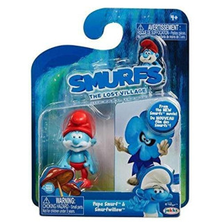 Smurfs The Lost Village 2 Figure Pack - Papa Smurf and Smurfwillow