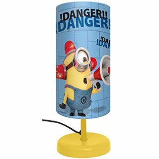 Lampada notturna per bambini anti panico con doppia stampa Minions. I materiali sono di qualità e sicuri essendo un prodotto Universal Studios certificata RoHS.