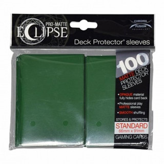 Ultra Pro Standard Sleeves - PRO-Matte Eclipse - Forest Green (100 Sleeves)
