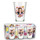 BETA SERVICE EL51705 Soy Luna Gläser, 3-er Set, Kunststoff, bunt, 15 x 25 x 12 cm