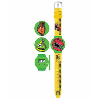 Dinotrux Armbanduhr mit 3 austauschbaren Abdeckungsmotiven