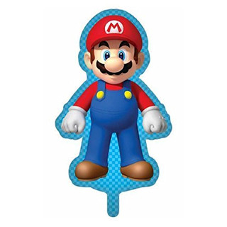 Nintendo Super Mario Supershaped Giant Foil Helium Balloon 86cm x 52cm