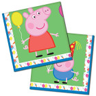 Papierservietten Peppa Pig Cute Carnival 33cm 16er Pack