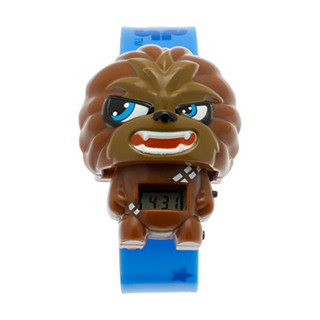 BulbBotz Star Wars 2021111 Chewbacca Kinder-Armbanduhr mit Hintergrundbeleuchtung und Alarmfunktion