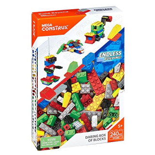 Großes Bausteine-Set (240 Teile) Boy Mega Bloks Construx