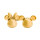 Mickey Mouse Deluxe 3D goldiger Salz- und Pfefferstreuer 11xx7x7 cm in Geschenkpackung