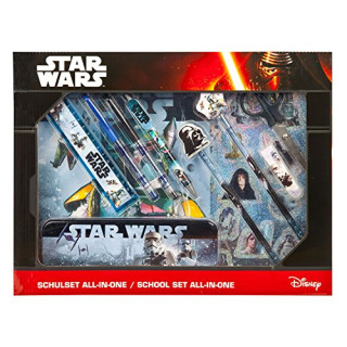 Undercover SWHX1141 - All-in-One Star Wars Schulset, 14-teilig, blau