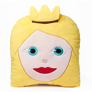 emoji® Princess emoji Brand Cushion - Super Soft, Super Cuddly Pillow. This is a large emoji or emoticon pillow from emoji®