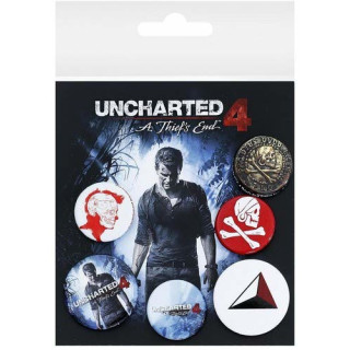 GB Eye, Uncharted 4, Mix, Button-Set,