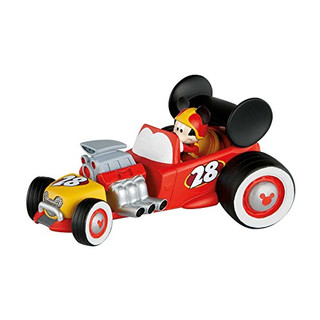 Bullyland 15459 - Disney Micky und die flinken Flitzer Spielfigur, Rennfahrer Micky im Auto