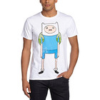 Adventure Time - Finn Print. White T-Shirt - L
